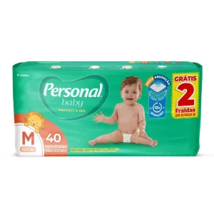 Fralda Personal Baby Protection & Sec M 40 unidades